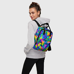 Рюкзак женский Тай-дай цветные краски, цвет: 3D-принт — фото 2