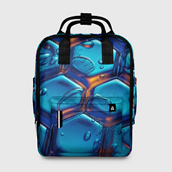 Рюкзак женский Водянистые наносоты, цвет: 3D-принт