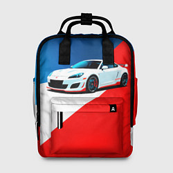 Рюкзак женский Нарисованный автомобиль, цвет: 3D-принт