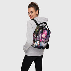 Рюкзак женский Кафка с Пом-Пом, цвет: 3D-принт — фото 2