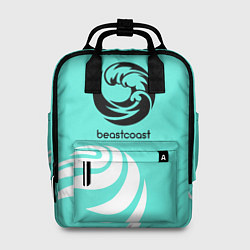 Рюкзак женский Форма Beastcoast mint, цвет: 3D-принт