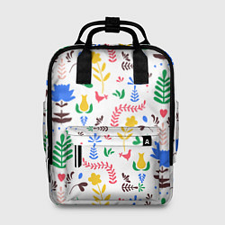 Рюкзак женский Царство цветов, цвет: 3D-принт