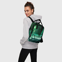 Рюкзак женский Космическая буря, цвет: 3D-принт — фото 2