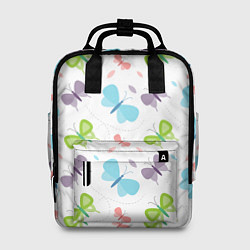 Рюкзак женский Милые бабочки, цвет: 3D-принт