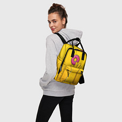 Рюкзак женский Гомер и пончик, цвет: 3D-принт — фото 2