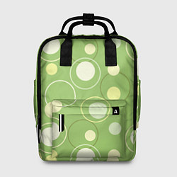 Рюкзак женский Зеленое ретро, цвет: 3D-принт