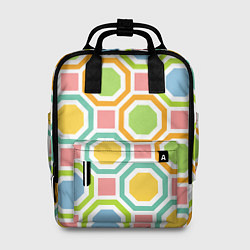 Рюкзак женский Color geometria, цвет: 3D-принт