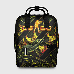 Рюкзак женский CS GO fire logo, цвет: 3D-принт