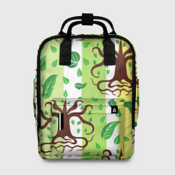 Рюкзак женский Корни и деревья, цвет: 3D-принт