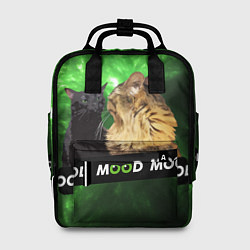 Рюкзак женский Mood - коты из ТикТок, цвет: 3D-принт