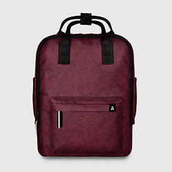 Женский рюкзак Текстура тёмно-красный