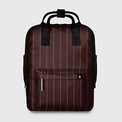 Рюкзак женский Полосы тёмно-бордовый, цвет: 3D-принт