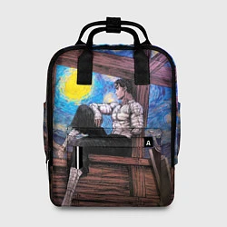Рюкзак женский Берсерк и небо Ван Гога, цвет: 3D-принт