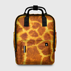 Рюкзак женский Шкура жирафа - текстура, цвет: 3D-принт