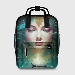 Рюкзак женский Королева моря, цвет: 3D-принт