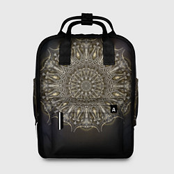 Рюкзак женский Костяная мандала, цвет: 3D-принт
