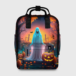 Рюкзак женский Привидение в хэллоуинскую ночь, цвет: 3D-принт