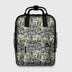 Рюкзак женский Американские доллары, цвет: 3D-принт