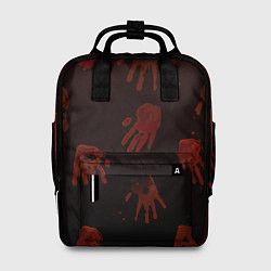 Рюкзак женский Кровавые ладони, цвет: 3D-принт