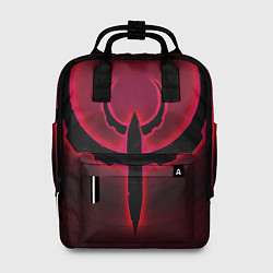 Рюкзак женский Quake красный, цвет: 3D-принт