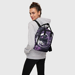 Рюкзак женский Фиолетовый космос - нейросеть, цвет: 3D-принт — фото 2