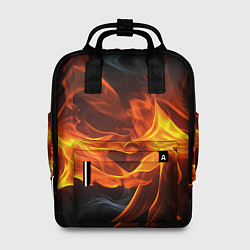Рюкзак женский Пламя костра, цвет: 3D-принт