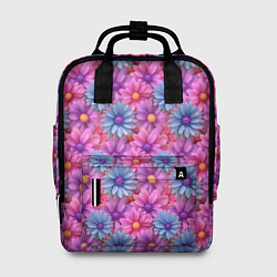 Рюкзак женский Цветочный паттерн из гербер, цвет: 3D-принт