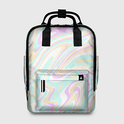 Рюкзак женский Абстракция бледные цвета, цвет: 3D-принт
