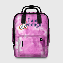 Рюкзак женский I am kenough - розовый тай-дай, цвет: 3D-принт