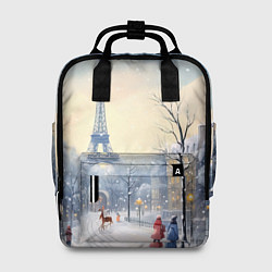 Женский рюкзак Новогодний Париж