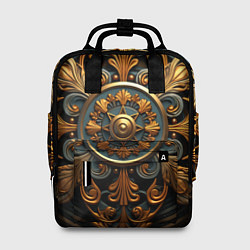 Женский рюкзак Круглый орнамент в викингском стиле