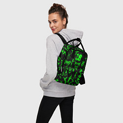 Рюкзак женский Berserk neon green, цвет: 3D-принт — фото 2