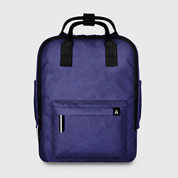 Рюкзак женский Фиолетовая текстура волнистый мех, цвет: 3D-принт