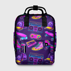 Рюкзак женский Retro stuff, цвет: 3D-принт