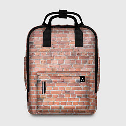 Женский рюкзак Кирпичная стена узор