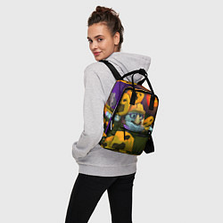 Рюкзак женский Гарибальди Хэллоуин, цвет: 3D-принт — фото 2
