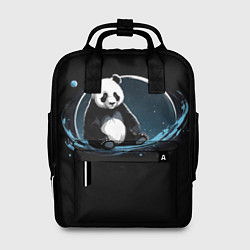 Рюкзак женский Панда сидит, цвет: 3D-принт