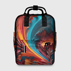 Рюкзак женский Красивый яркий узорчик, цвет: 3D-принт