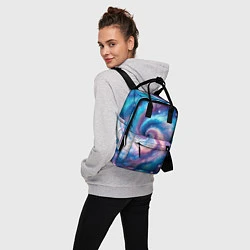 Рюкзак женский Галактический тай-дай, цвет: 3D-принт — фото 2