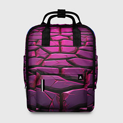 Женский рюкзак Фиолетовая абстрактная плитка