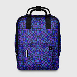 Рюкзак женский Паттерн витражной мозаики, цвет: 3D-принт