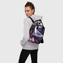 Рюкзак женский Абстрактные волнистые полосы, цвет: 3D-принт — фото 2