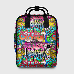 Рюкзак женский Graffiti funny, цвет: 3D-принт