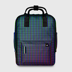 Рюкзак женский Неоновые светящиеся полосы, цвет: 3D-принт