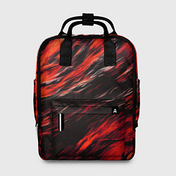 Женский рюкзак Чёрная и красная буря