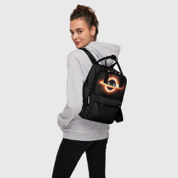 Рюкзак женский Угрюмая черная дыра, цвет: 3D-принт — фото 2