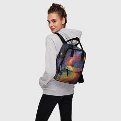 Рюкзак женский Звездный вихрь абстрактная живопись, цвет: 3D-принт — фото 2