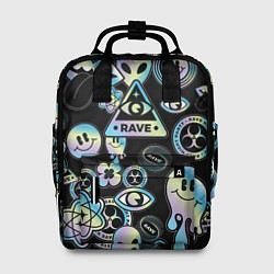 Рюкзак женский Rave gradient, цвет: 3D-принт