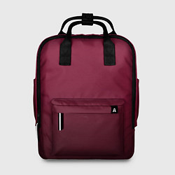 Рюкзак женский Градиент тёмный вишнёвый, цвет: 3D-принт