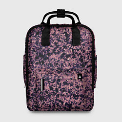 Рюкзак женский Абстрактный брызги сине-розовый, цвет: 3D-принт
